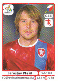 Jaroslav Plasil Czech Republic samolepka EURO 2012 #154
